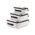 Matador Packing Cube Set 3 Pack 多尺寸拉鍊收納袋(3件) White