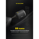 Nitecore BB Nano Portable Versatile Electronic Blower 隨身多用途電動吹塵器
