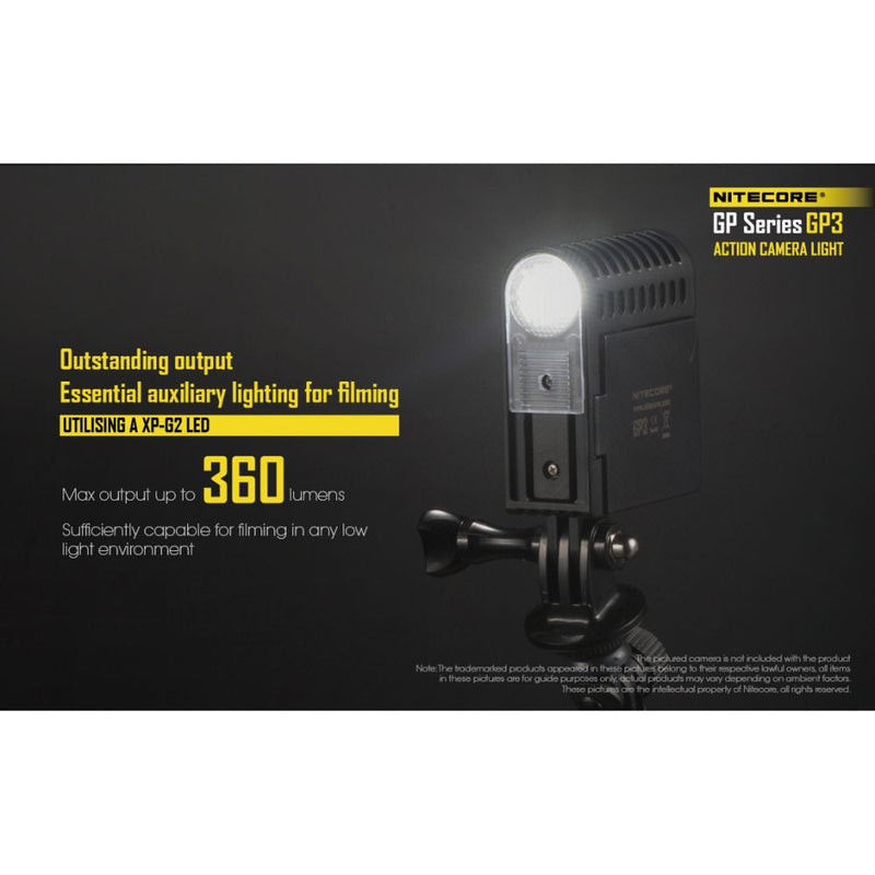 Nitecore GP3 Action Camera Light 運動相機燈