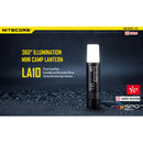 Nitecore LA10 CRI Flashlight 唇膏形伸縮營燈