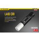 Nitecore LA10 CRI Flashlight 唇膏形伸縮營燈