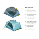 Nemo Aurora™ 2P Backpacking Tent & Footprint 二人帳篷(連營底墊)