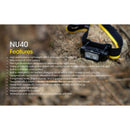 Nitecore NU40 Headlamp 輕量充電式頭燈