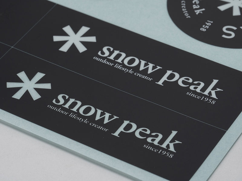 Snow Peak 65th Anniversary Sticker Set NV-065 65週年紀念貼紙