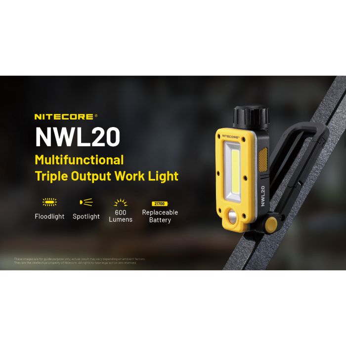 Nitecore NWL20 MultiFunctional Triple Outout Work Light 戶外多用途工具燈