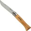 Opinel No. 8 Stainless Steel Folding Knife with Sheath 不鏽鋼尖頭摺刀連皮套