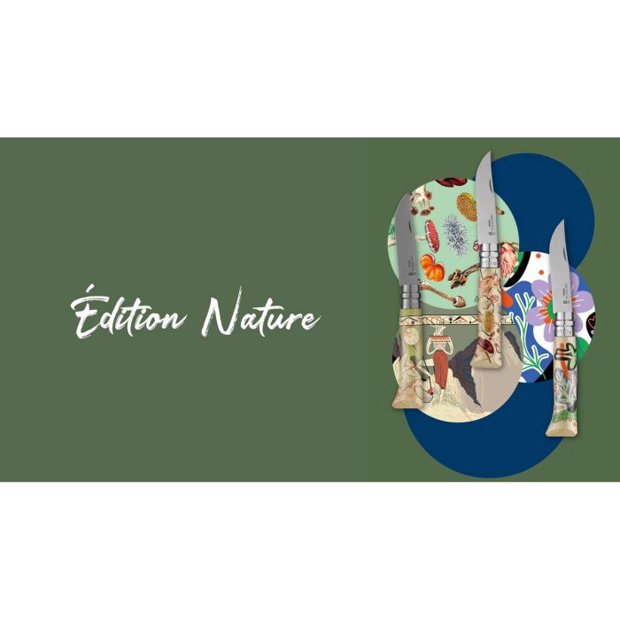 Opinel No. 8 Folding Knife Nature Edition 8號不鏽鋼尖頭摺刀(限量版)