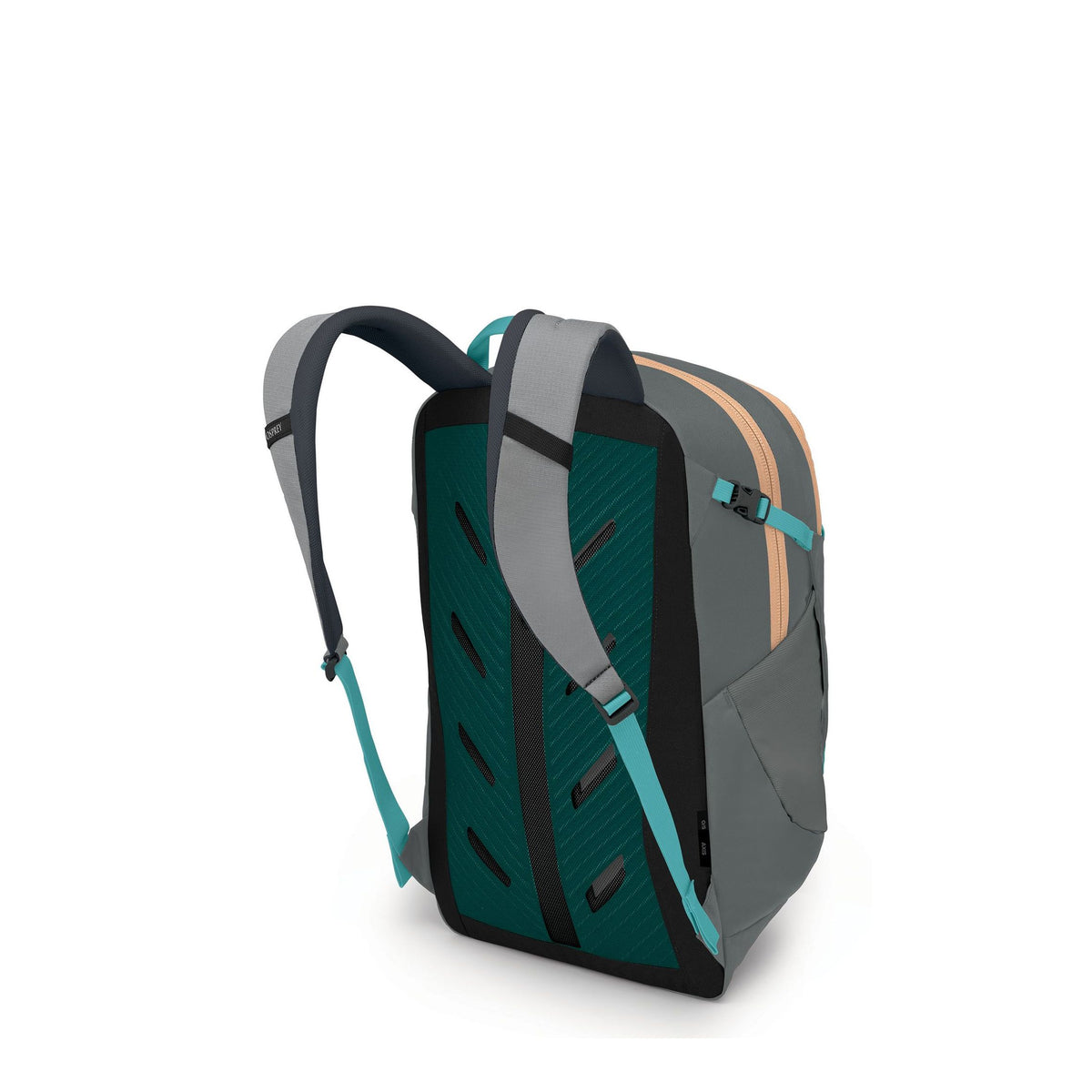 osprey axis 24 l backpack - succulent green-deep teal 多功能日用電腦背包 Kawaii Backpack Mini Mini coke go students looking for Style:Black BP- Yellow Blue & Purple