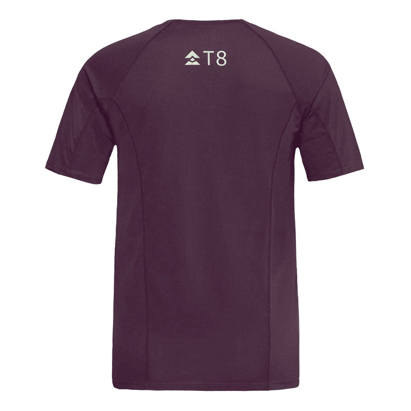 T8 Men's Zone2 Tee 短袖運動上衣 Plum