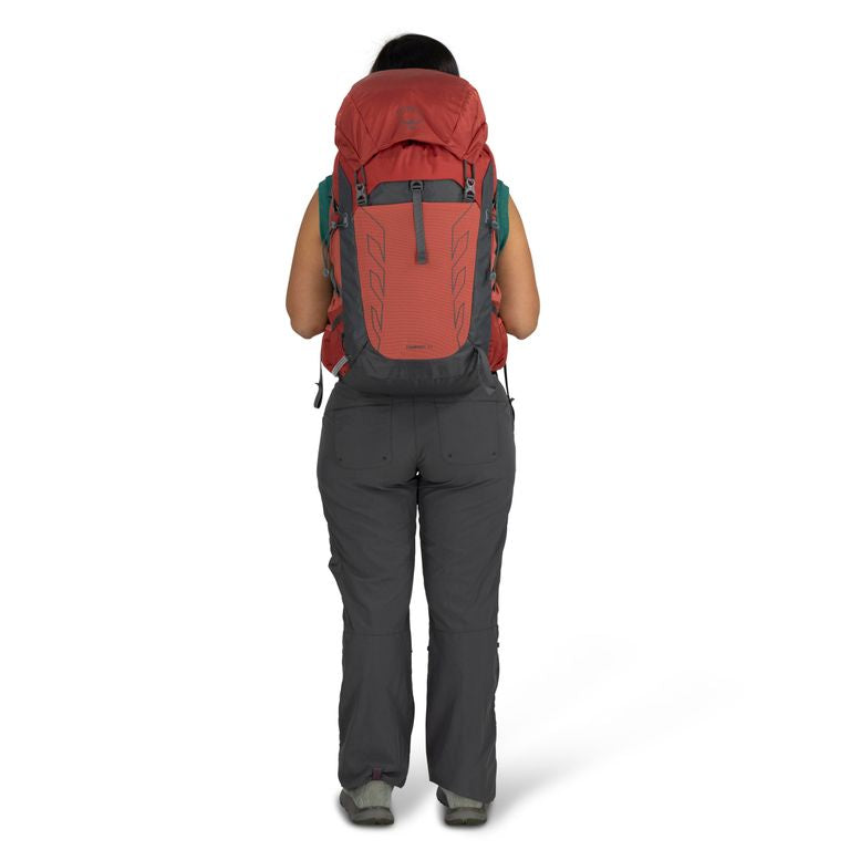 Osprey Tempest™ 33 Backpack (2025 New Version) Red Pampas/Coal Grey