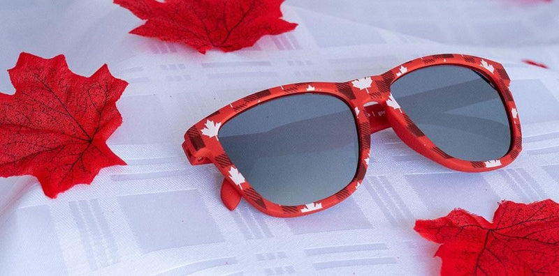 Goodr Sports Sunglasses - Royal Canadian Face Mounties 運動跑步太陽眼鏡