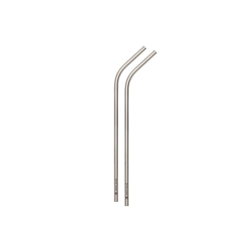 Snow Peak Titanium Straw 2-Piece Set SCT-221-1 鈦飲管