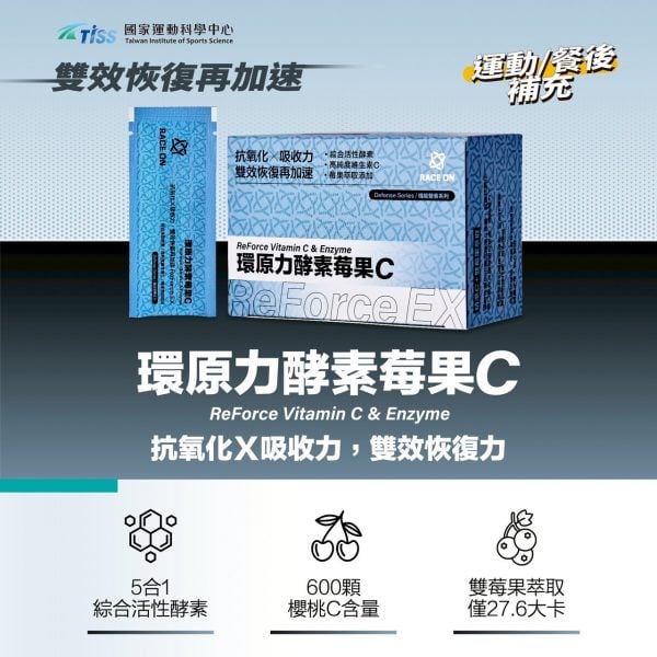 RACE ON ReForce Vitamin C & Enzyme (14 pcs) 環原力酵素莓果C
