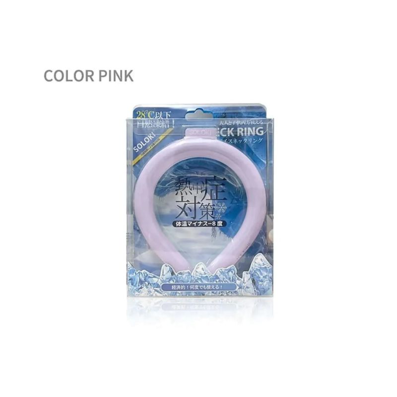 SOLOKI Ice Neck Ring 冰涼降溫頸圈 Pink