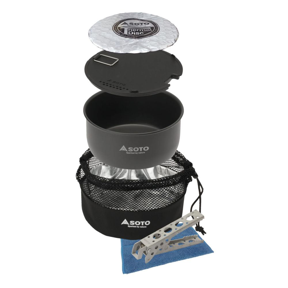 SOTO Regulator Stove Range Pocket Spoke Cooker Combo ST-340PSCC