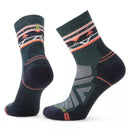 Smartwool Women's Hike Zig Zag Valley Mid Crew Socks Light Cushion 女裝民族風印花中筒襪 Twilight Blue