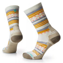 Smartwool Women's Hike Light Cushion Margarita Crew Socks 女裝瑪格麗特紋中高筒登山襪 Natural