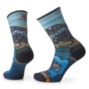 Smartwool Women's Hike Light Cushion Icy Range Print Crew Socks 女裝印花中高筒登山襪 Alpine Blue