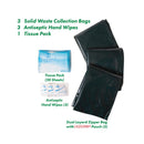 TravelJohn Solid Waste Collection Kit - 3-Pack 攜帶式固體廢物收集套件(3個裝)