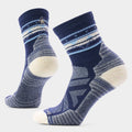 Smartwool Women's Hike Zig Zag Valley Mid Crew Socks Light Cushion Deep Navy