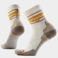 Smartwool Women's Hike Zig Zag Valley Mid Crew Socks Light Cushion 女裝民族風印花中筒襪 Moon Beam