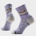 Smartwool Women's Hike Zig Zag Valley Mid Crew Socks Light Cushion 女裝民族風印花中筒襪 Chalk Violet
