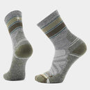 Smartwool Hike Light Cushion Striped Mid Crew Socks 男裝登山襪 Ash Charcoal