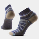 Smartwool Hike Light Cushion Pattern Ankle Socks Nightfall Blue
