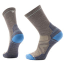 Smartwool Hike Light Cushion Crew Socks Taupe Laguna Blue