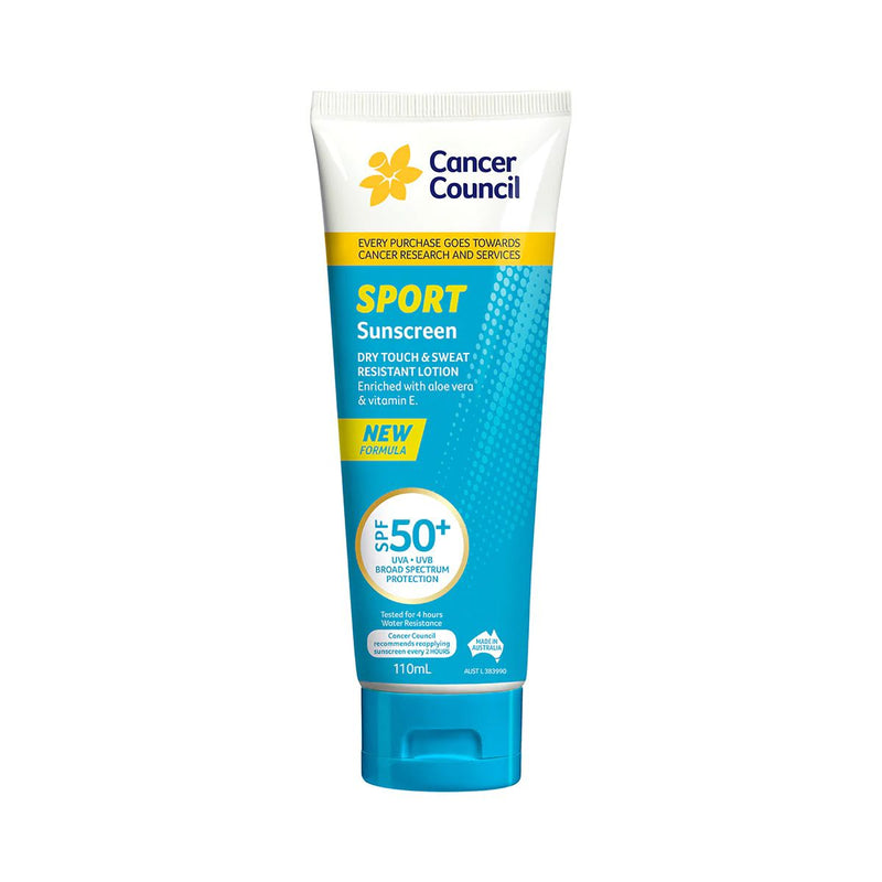 Cancer Council Australia 澳洲防癌協會 Water Sport Performance Sunscreen 水上運動防曬乳 SPF50+ 110ml