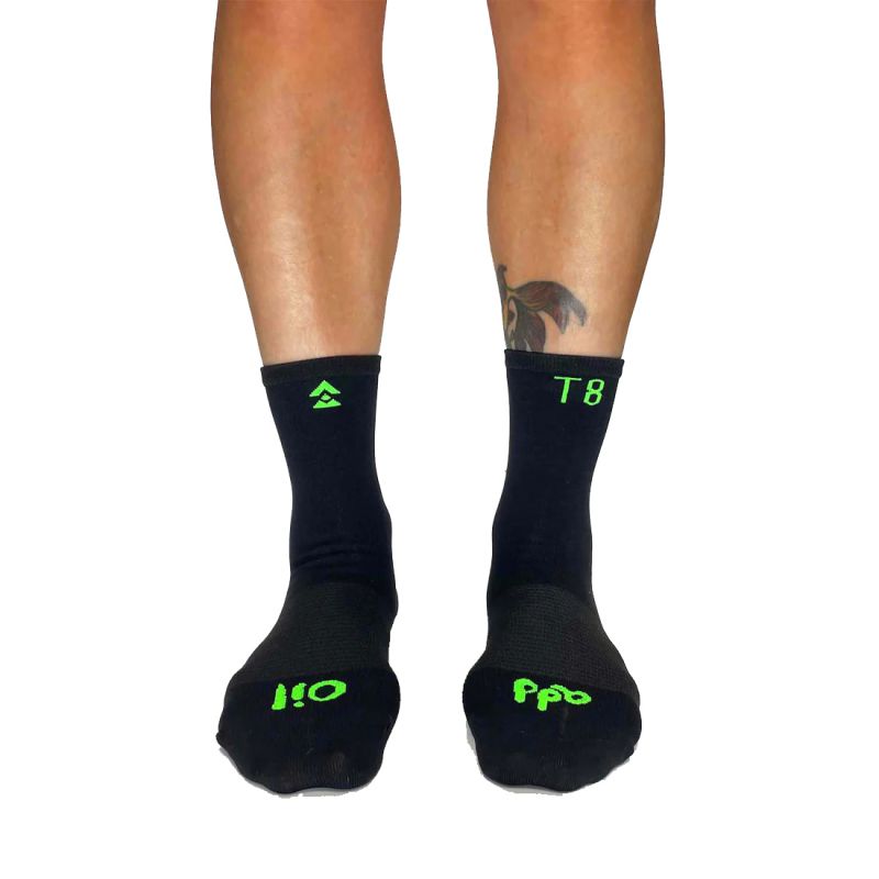 T8 Air Socks 跑步襪 Ga Yau Green