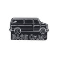 THE NORTH FACE TNF Print Sticker 迷你貼紙 Black Van