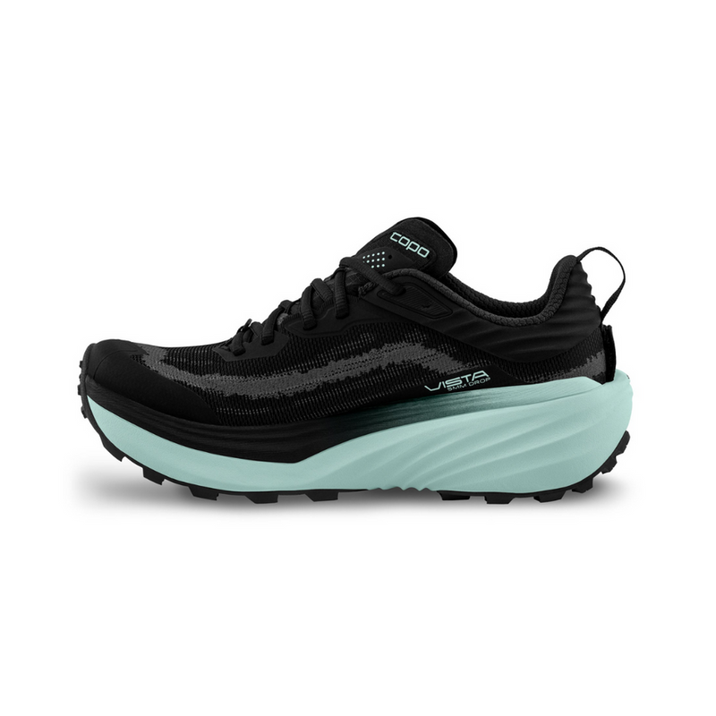 Topo Athletic Vista Trail Running Shoe Women's 女裝越野跑鞋 Black/Mint
