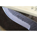 TOYOKUNI KNIFE Black Hammer Small Knife 85cm 手工鍛造超鋼黑土斧刀