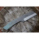 TOYOKUNI KNIFE Black Hammer Damasucus 93mm 手工鍛造大馬士革鋼黑打斧刀