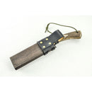 TOYOKUNI KNIFE Magaritakibi 150mm 手工鍛造大馬士革日本AOGAMI鋼 柴刀(藍鋼No.2)