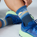 Feetures Trail Max Cushion Mini Crew Sock 越野跑襪 Cloud Veil Navy