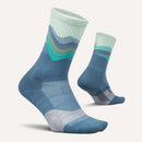 Feetures Trail Max Cushion Mini Crew Sock 越野跑襪 Tectonic Blue