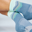Feetures Trail Max Cushion Mini Crew Sock 越野跑襪 Tectonic Blue