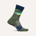 Feetures Trail Max Cushion Mini Crew Sock 越野跑襪 Tectonic Green