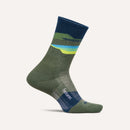 Feetures Trail Max Cushion Mini Crew Sock 越野跑襪 Tectonic Green