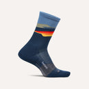 Feetures Trail Max Cushion Mini Crew Sock 越野跑襪 Tectonic Navy