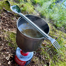 Vargo Titanium Long Handle Fork-N-Spoon T-224 鈦金屬長柄匙叉 