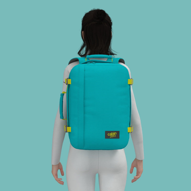 Cabin Zero Classic 36L Travel Backpack Aqua Lagoon