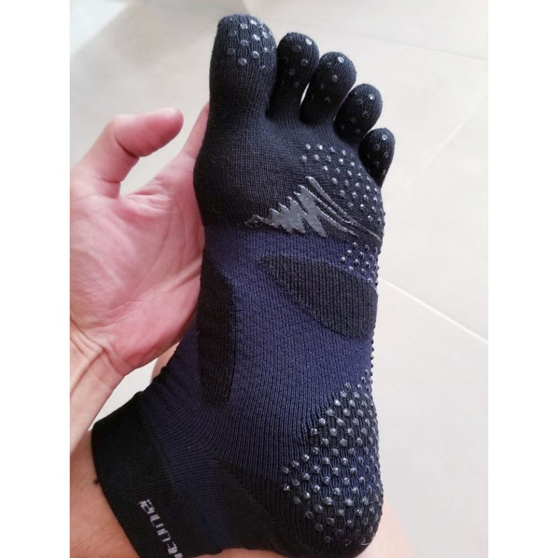 YAMAtune 5 Toe Socks - Middle Length with Anti-Slip Dots 五趾襪