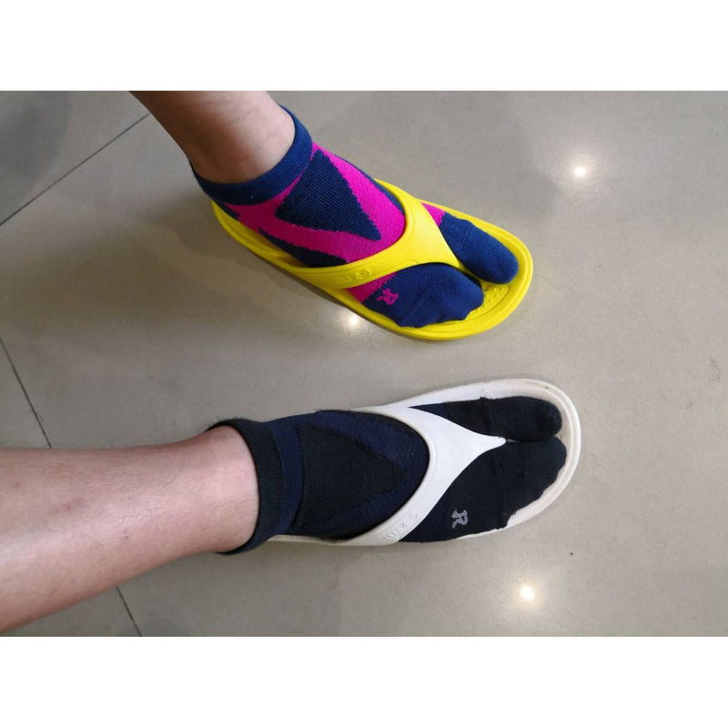 YAMAtune 5 Toe Socks - Middle Length with Anti-Slip Dots 五趾襪