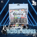 Zionburg Biodegradable Refreshing Body Wipes (Multi-Scent 5pcs in pack)  生物降解運動濕巾 (5種不同芳香 *1包5條)