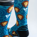 VERSUS Active Crew Socks - Lion