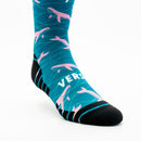 VERSUS Active Crew Socks - Whale