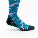 VERSUS Active Crew Socks - Whale